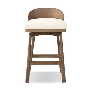 Product Image 1 for Cloris Thames Cream Swivel Bar + Counter Stool from Four Hands