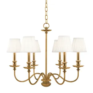 Product Image 1 for Menlo Park 6 Light Chandelier from Hudson Valley