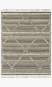 Product Image 3 for Iman Ivory / Charcoal Rug from Loloi