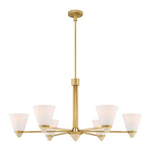 Product Image 1 for Kohlman Chandelier in Warm Brass from Savoy House 