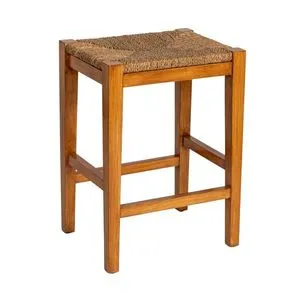 Product Image 1 for Haven Mahogany Wood Stool from Creative Co-Op