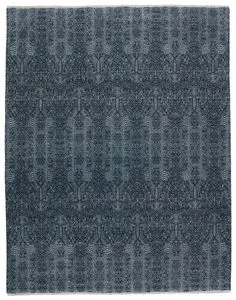 Product Image 2 for Bram Tribal Dark Blue/ Ivory Rug from Jaipur 