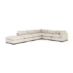 Product Image 2 for Westwood 5 Piece Sectional W/ Ottoman from Four Hands