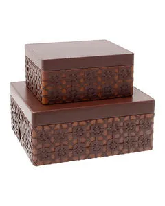 Product Image 1 for Brayden Box, Set of 2 from Currey & Company