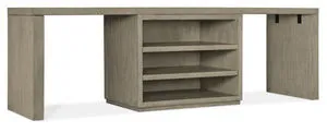 Product Image 1 for Linville Falls 96" Desk with Centered Open Desk Cabinet from Hooker Furniture