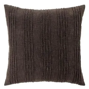 Product Image 1 for Gratitude Ganache Brown Cotton Fabric Throw Pillow from Classic Home