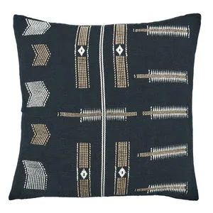 Product Image 4 for Longkhum Tribal Black/ Tan Pillow from Jaipur 
