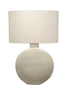Product Image 1 for Moon Cream Ceramic Table Lamp from Jamie Young