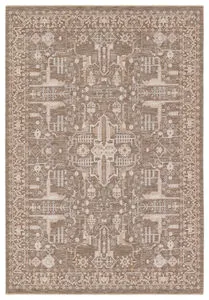 Product Image 1 for Lechmere Medallion Taupe/Cream Rug from Jaipur 