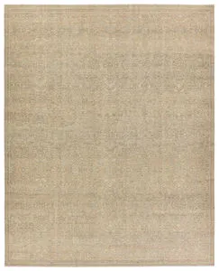 Product Image 1 for Earl Hand-Knotted Floral Tan / Gray Rug 18" x 18" from Jaipur 