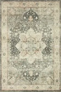 Product Image 3 for Rosette Slate / Ivory Rug from Loloi