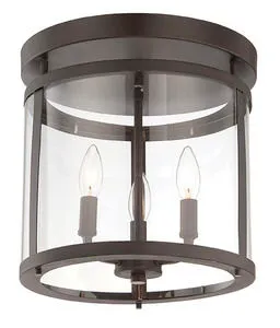 Product Image 1 for Penrose 3 Light Semi Flush from Savoy House 