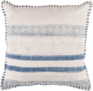 Product Image 3 for Lola Navy / Cream Pillow from Surya