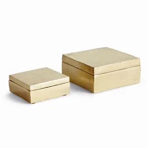 Product Image 1 for Cressida Lidded Boxes, Set Of 2 from Napa Home And Garden