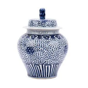 Product Image 4 for Blue & White Curly Vine Ancestor Ginger Jar from Legend of Asia