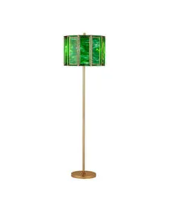 Product Image 1 for Daze Green Floor Lamp from Currey & Company