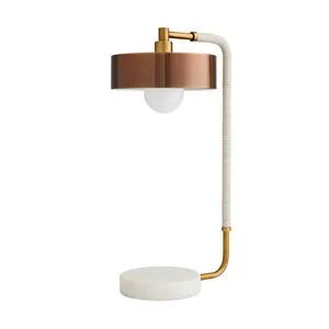 Product Image 1 for Aaron Heritage Brass & Brown Steel Lamp from Arteriors