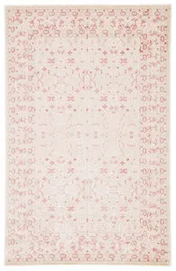 Product Image 5 for Regal Damask Ivory/ Pink Rug from Jaipur 