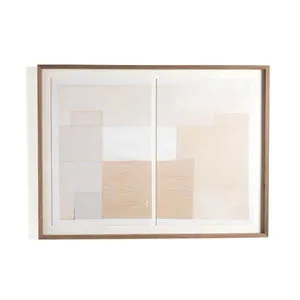 Product Image 1 for Requited Diptych By Amy Berlin, Framed Abstract Mixed Media Art from Four Hands