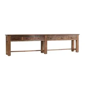 Product Image 1 for Ezra Reclaimed Wood 6Dwr Console Table Natural from Classic Home