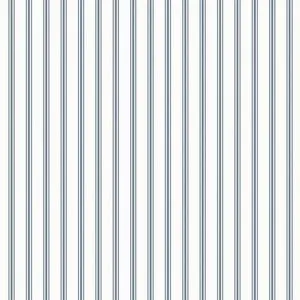 Product Image 1 for Laura Ashley Farnworth Stripe Smoke Blue Wallpaper from Graham & Brown