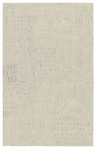 Product Image 5 for Karim Handmade Striped Cream/ Light Gray Rug from Jaipur 