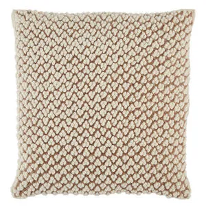 Product Image 5 for Madur Textured Ivory/ Tan Throw Pillow 22 inch from Jaipur 