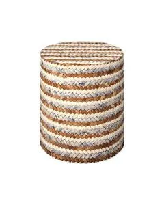 Product Image 1 for Interwoven Wood & Buffalo Bone Side Table from Jamie Young