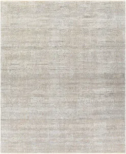 Product Image 1 for Lora Hand-Knotted Light Gray / Light Beige Rug - 8' x 10' from Surya