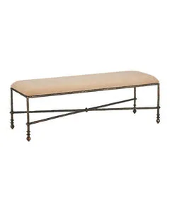 Product Image 1 for Fuso Fizz Champagne Bench from Currey & Company