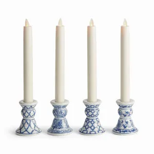 Product Image 1 for Barclay Butera Dynasty Taper Holders, Set Of 4 from Napa Home And Garden