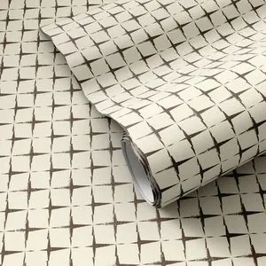 Product Image 1 for Blocking Taupe I Wallpaper by Getty Images from Four Hands