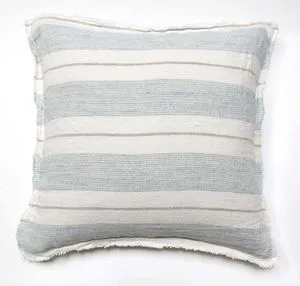 Product Image 1 for Laguna 20" Linen Accent Pillow with Insert - Ocean /  Natural from Pom Pom at Home