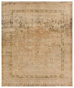 Product Image 1 for Elinor Hand-Knotted Medallion Brown / Terracotta Rug 6' x 9' from Jaipur 