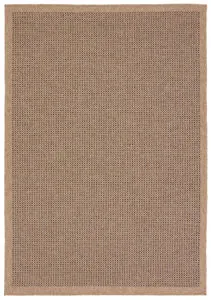 Product Image 1 for Kidal Indoor / Outdoor Solid Brown / Black Rug 5' x 8' from Jaipur 