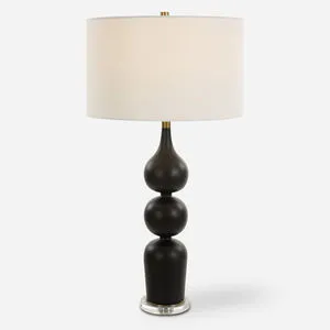 Product Image 1 for Caviar Black Table Lamp from Uttermost