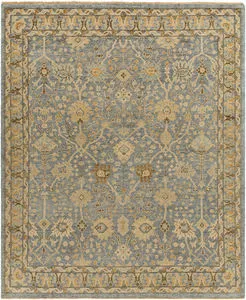 Product Image 1 for Reign Hand-Knotted Denim / Light Brown Rug - 2' x 3' from Surya