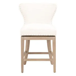 Product Image 4 for Milton Swivel White Counter Stool from Essentials for Living