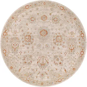 Product Image 1 for Avant Garde Woven Brick Red / Beige Rug - 6'7" Round from Surya