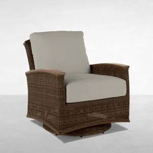 Product Image 1 for Astoria Resin Wicker Outdoor Swivel Glider Chair from Summer Classics