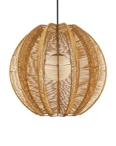 Product Image 1 for Barbary Fluted Outdoor Pendant from Currey & Company