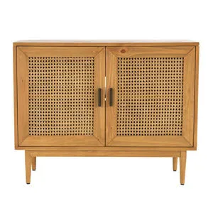 Product Image 2 for Whitmore 2-Door Wood Accent Cabinet in Natural from Classic Home Furnishings