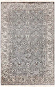 Product Image 1 for Theodora Hand-Knotted Medium Gray / Slate Rug - 10' x 14' from Surya