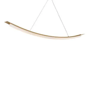 Product Image 1 for Kaguya Modern Brass Linear from Sonneman
