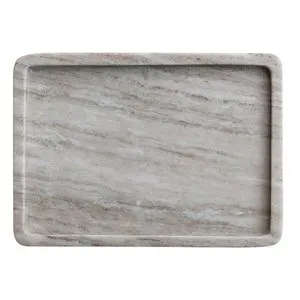 Product Image 1 for Rectangular Marble Tray, Beige from Creative Co-Op
