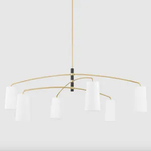 Product Image 2 for Evelyn 6 Light Chandelier from Mitzi
