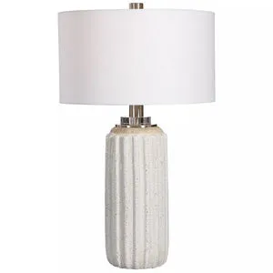 Product Image 10 for Azariah White Crackle Table Lamp from Uttermost
