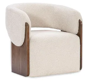 Product Image 1 for Livingston Exposed Wood Swivel Chair from Hooker Furniture