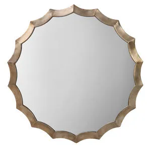 Product Image 1 for Round Scalloped Mirror from Jamie Young