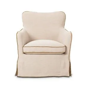 Product Image 1 for Devon Slipcover Swivel Chair from Four Hands